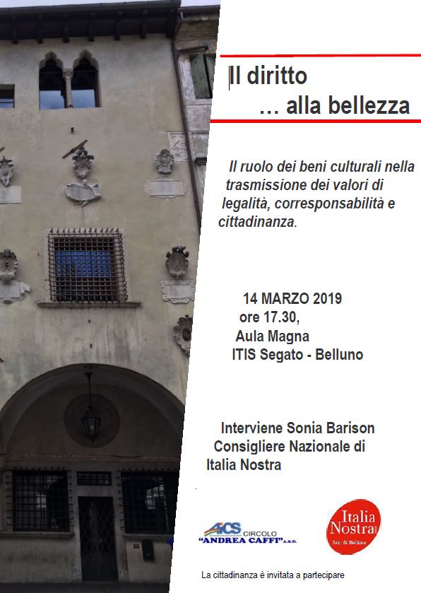 Il diritto alla bellezza - 14 marzo 2019 - ITIS Segato