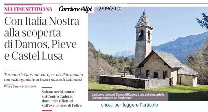 Corriere delle Alpi - Castel Lusa Damos