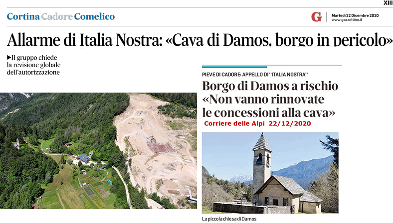 Gazzettino  Damos cava