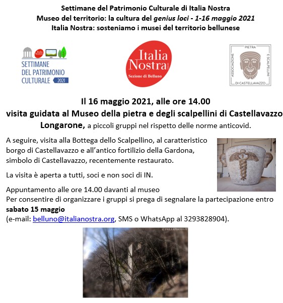 16-05-2021  Museo della pietra Castellavazzo