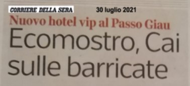 Corriere della sera - CAI_Passo Giau